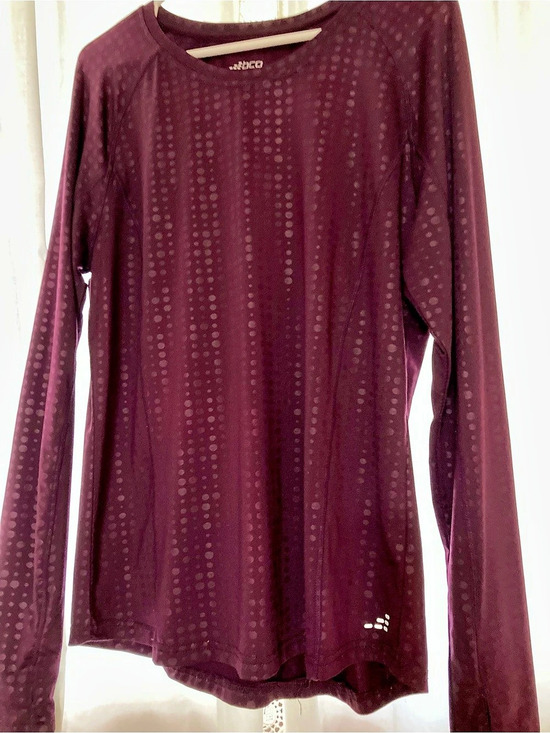 bcg Tops - BCG Long Sleeve Athletic Top in deep red/maroon XL Like New